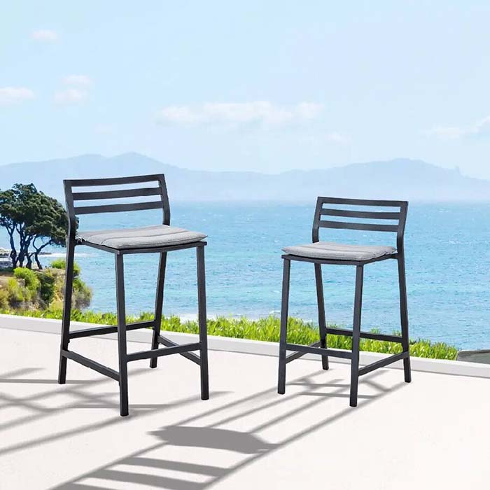 Backyard Modern High Stool Bar Chairs