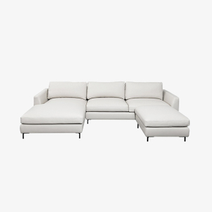 Секционный диван на заказ, гостиные, квартиры, диван-кровать, секционные мягкие кремовые комбинированные L-образные диваны