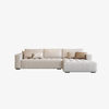 Бежевый тканевый двухместный диван, диван для отдыха, диван