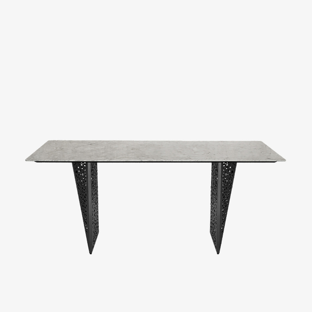 Современный обеденный стол с мраморной столешницей и мебелью для столовой на ножках из нержавеющей стали
