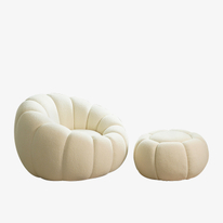 Вращающийся диван-кресло «Ленивый тыква» Nordic Cloud Cute Chair