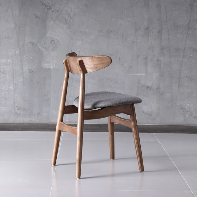 Минималистский деревянный обеденный стул, наборы кухонной и столовой мебели
