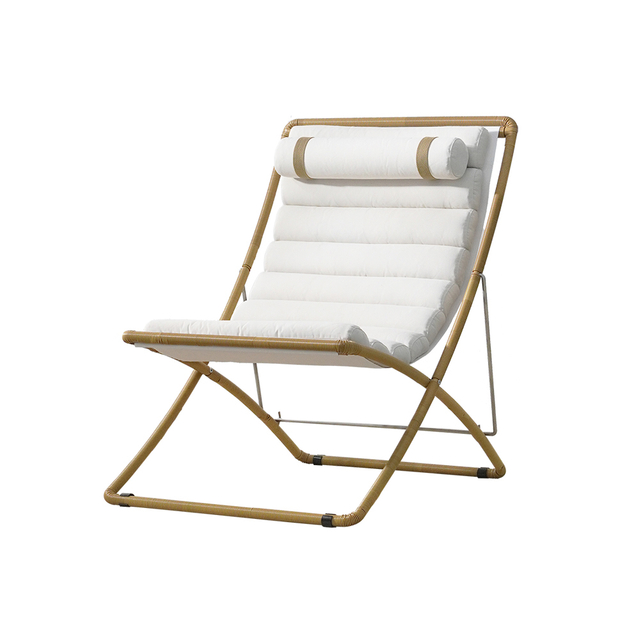 Съемное складное кресло для отдыха белое для спальни на открытом воздухе