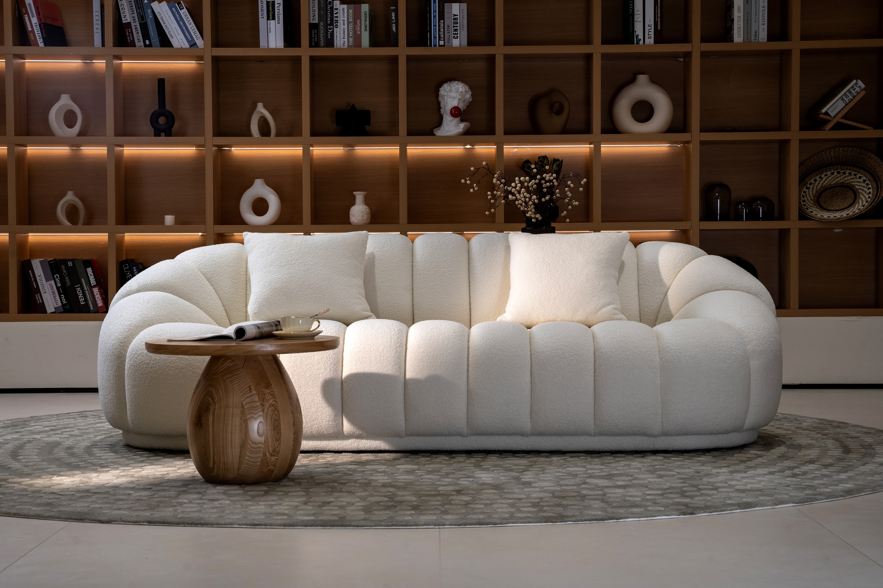 Диван Трехместный Дизайн Тыквы