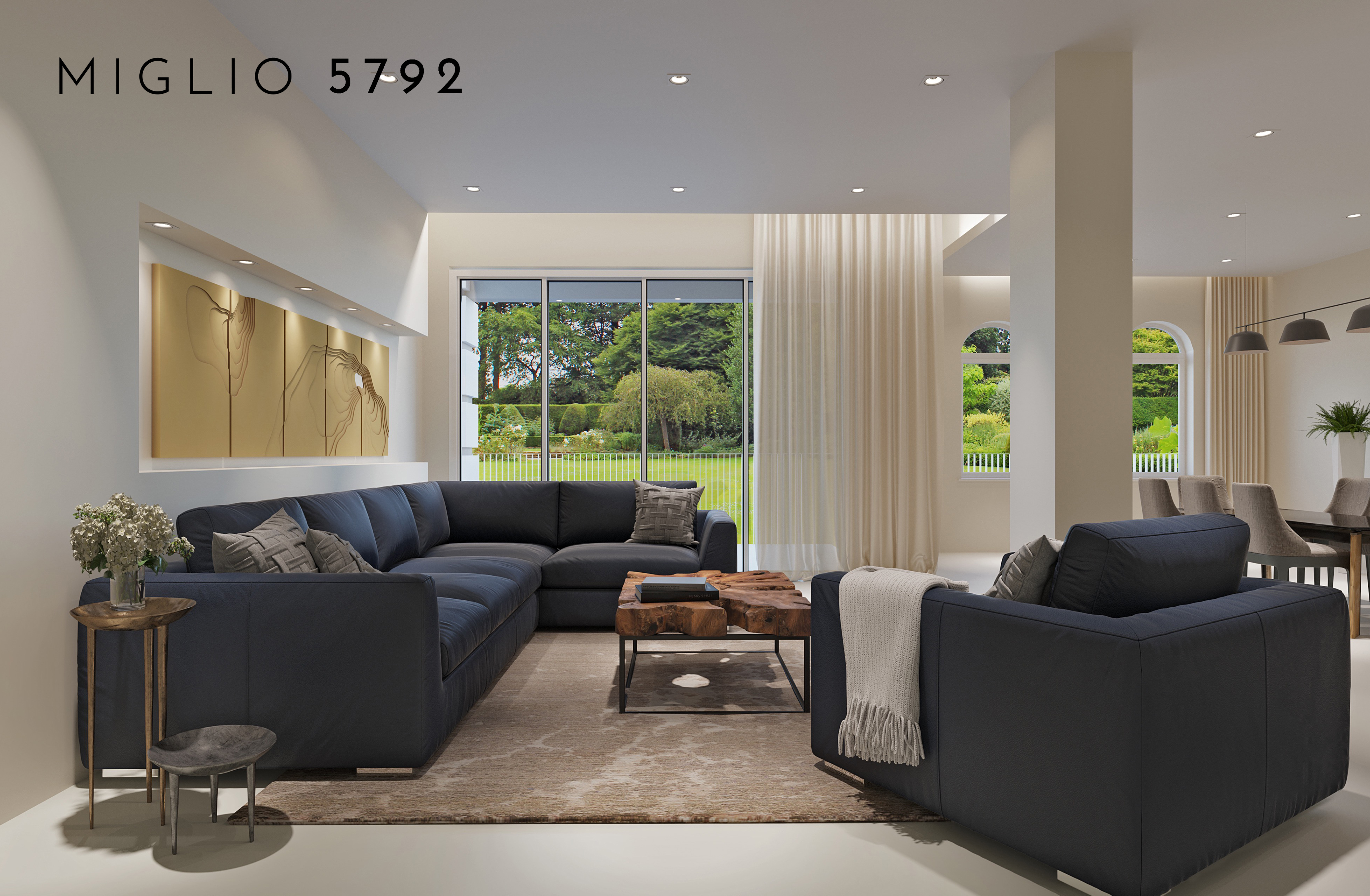 Как украсить минималистичный диван