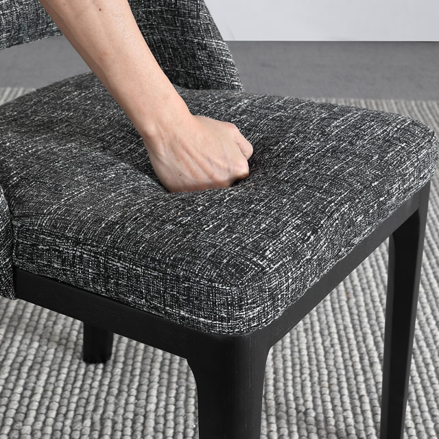 Modern Chair Fabric Armless Chair