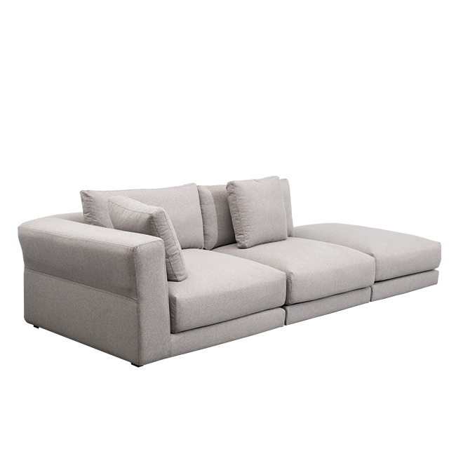 Набор диванов в итальянском стиле, мебель для гостиной, 2-местный диван из хлопка и льна, комплект мебели для гостиной
