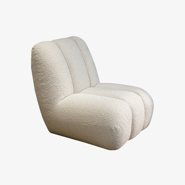 Минималистский диван-кресло с полом из букле