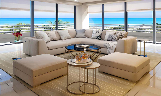 Угловой модульный диван для гостиной, секционный тканевый диван